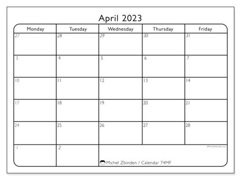 2023 Printable Calendars Michel Zbinden Au Vrogue