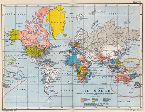 Large Old Political Map Of The World 1910 Old Maps Of The World