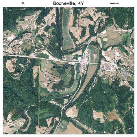 Aerial Photography Map Of Booneville Ky Kentucky