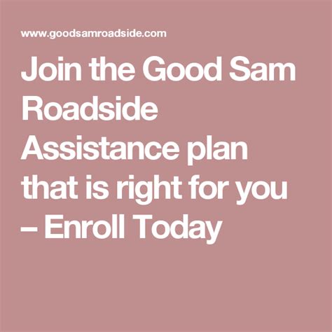 Join The Good Sam Roadside Assistance Plan That Is Right For You