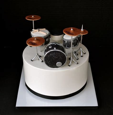 Drum Set Cake Decorated Cake By Sweet Inspirations Cakesdecor