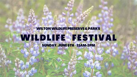 Wildlife Festival On Sunday June 5th — Wilton Wildlife Preserve And Park