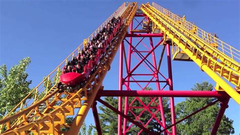 Boomerang Roller Coaster At Great Escape Lake George Youtube