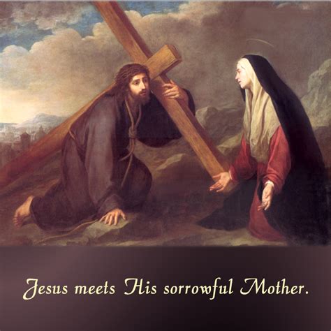 Jesus Meets His Sorrowful Mother Daughtersofmarypress