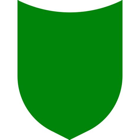 Icono De Escudo Símbolo Png Verde