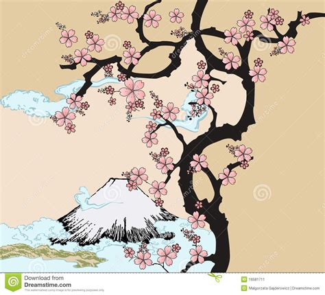 Cherry Blossom Japanese Art Japanese Painting Japanese Drawings