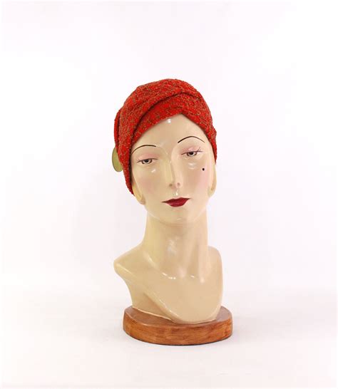 1920s true red cloche hat 1920s womens hat 1920s red hat etsy