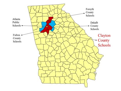 Map Of Clayton County Ga Maping Resources