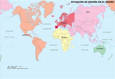 Espanha Mapa Mundi Espanha Localizacao No Mapa Mundi Mapa Mundi Mapa