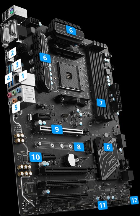 B350 Pc Mate Motherboard The World Leader In Motherboard Design