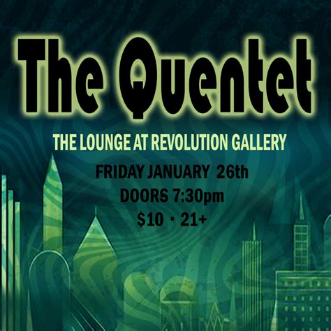 Events Revolution Gallery Lounge