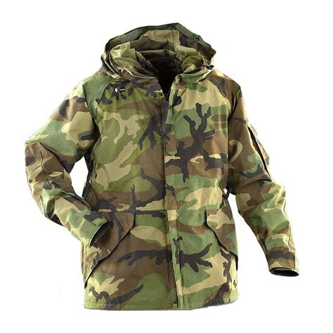 Gore Tex Mens Us Military Gi Woodland Camo Parka Ecwcs Jacket Made