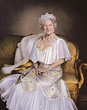 Retrato de la Reina-Madre Elizabeth de Gran-Bretaña | Royal queen ...