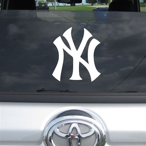 New York Yankees Ny Window Decal Bumper Sticker Etsy