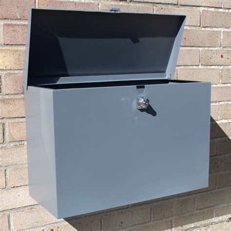 Large Outdoor Lockable Letterboxparcel Boxhome Deliverysecure