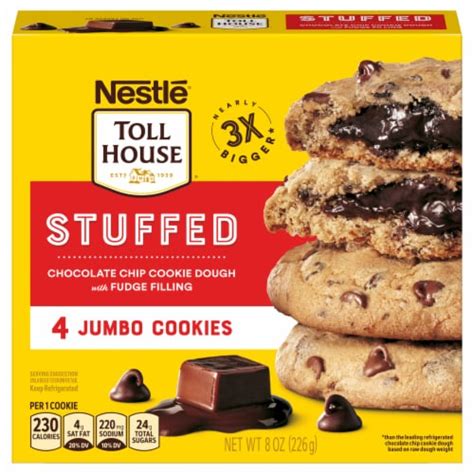 Nestlé® Toll House® Stuffed Chocolate Chip Cookie Dough With Fudge