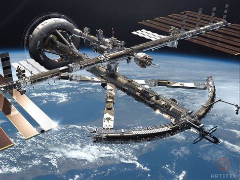 International Space Station Future Extension Future Iss Dock By
