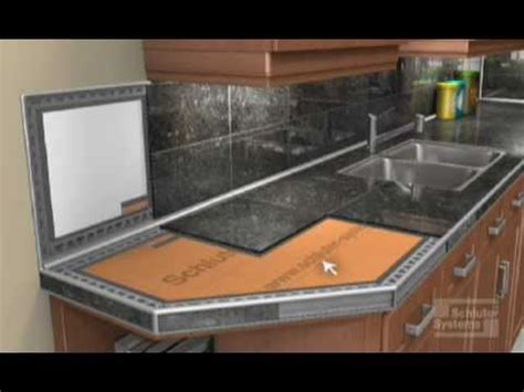 They provide temporary protection if a shingle has come off and protect the deck from exposure while. Schluter® Countertop System - YouTube