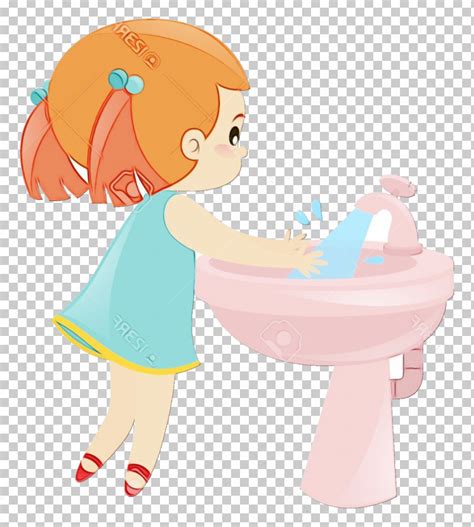 Cartoon Potty Training Bathing Child Toddler Png Clipart Bathing