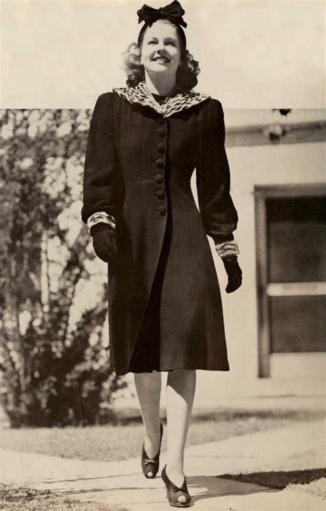 Mrs Buttons Vintage Corner 1940s Winter Fashion Inspiration