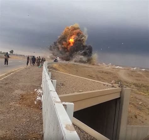 The Massive Shockwave Of A Terrifying Car Bomb Explosion