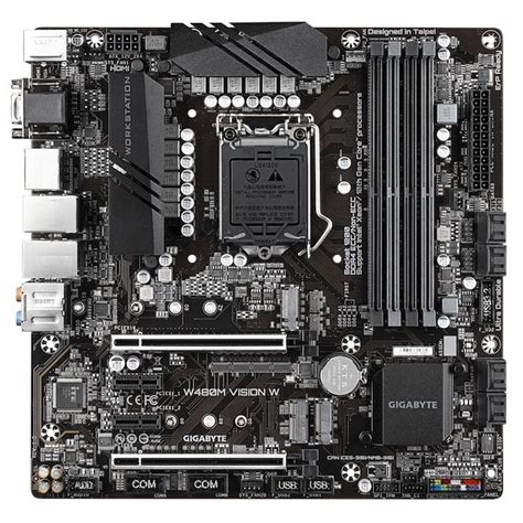 Gigabyte W480m Vision W The Intel W480 Motherboard Overview Lga1200