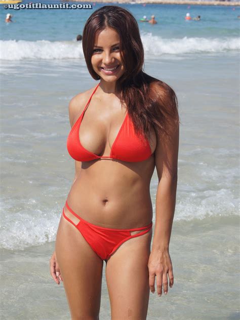 Lacey Banghard Lacey Banghard Lacey Banghard Bikini Girls Red Bikini