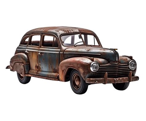 Old rusted car in png 23628948 PNG