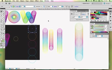 How To Use The Blend Tool In Adobe Illustrator Blend Tool