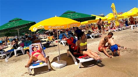 K Romania Constanta Plaja Mamaia Black Sea Vacation In July