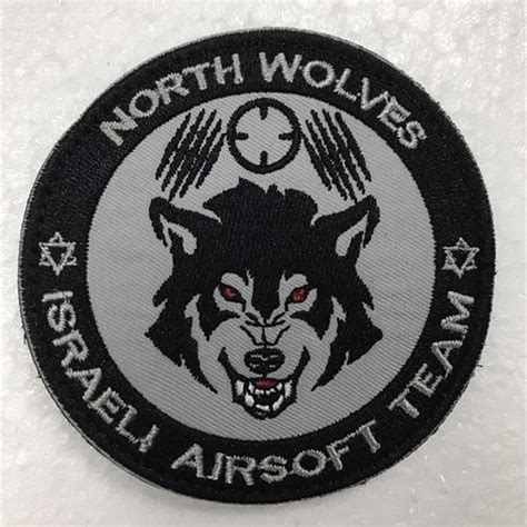 North Wolves Israeli Airsoft Team Tactical Morale Patches Army