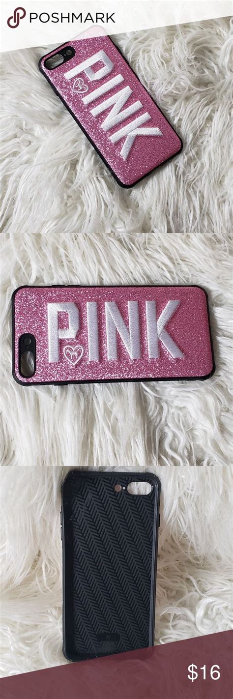 Glitter Pink Victoria Secret Phone Case Victoria Secret Pink