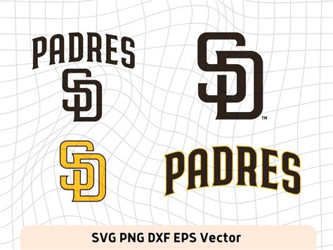 San Diego Padres Logo Svg Padres Symbol Sd Cricut