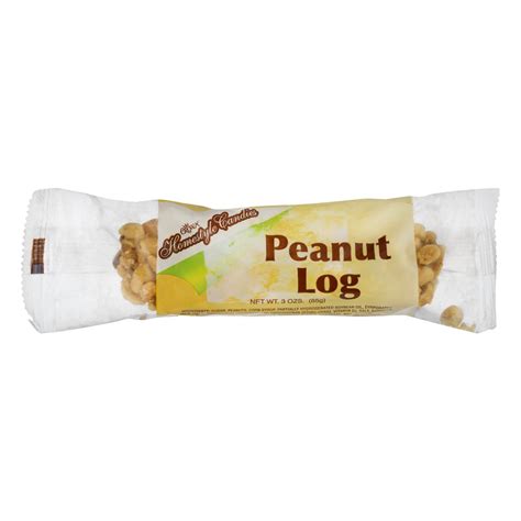 Crown Homestyle Candy Peanut Log 3 Oz