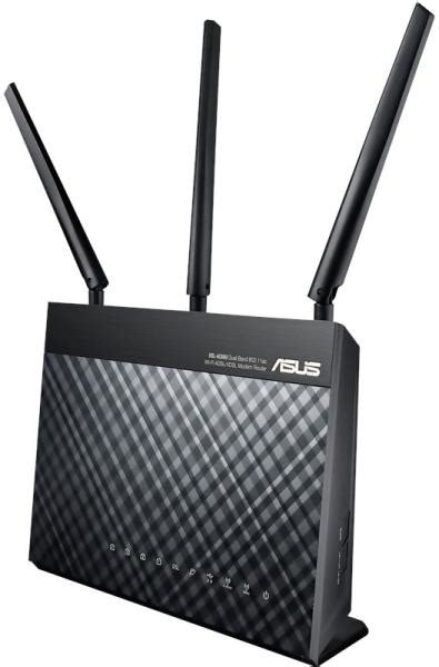 Asus Dsl Ac U Dual Band Wireless Ac Gigabit Adsl Vdsl Pstn Isdn