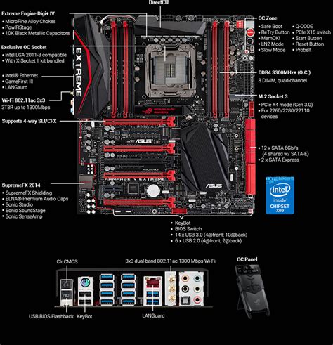 Asus X99 Rampage V Extreme Schematic With Boardview Asus X99 Rampage
