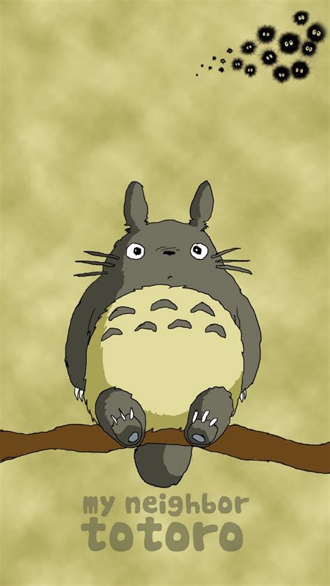 Totoro Phone Wallpaper Wallpapersafari
