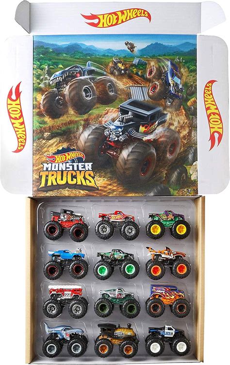 Hot Wheels Monster Trucks Ultimate Chaos Die Cast Car 12 Pack