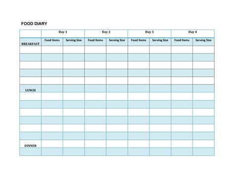Pain Journal Template For Your Needs