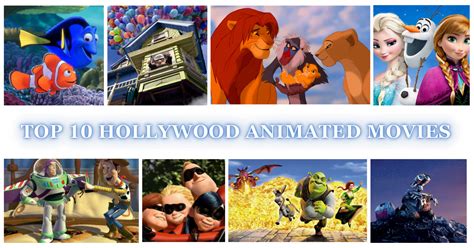 What Are The Top 10 Hollywood Animated Movies