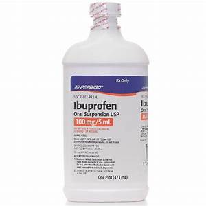 Ibuprofen Suspension 100mg 5ml 473ml Bottle
