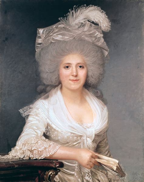Porträt Von Madame Jeanne Louise Henriette Campan 1752 1822 1786