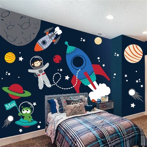 Space Wall Decals Etsy