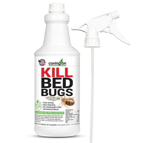 Bed Bug Spray For Home Large 32 Oz Quart Starts Working On Contact