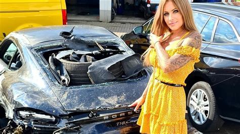 Nach Crash Julia Jasmin Rühle Verabschiedet Ihren Porsche