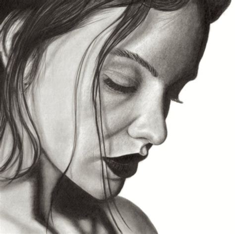 In The Shadows V By Paul Stowe Pencil Drawing On Paper Subject