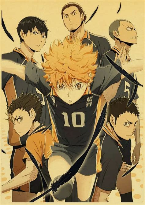 Buy Haikyuu All Characters Premium Wall Poster Stickers 45 Designs
