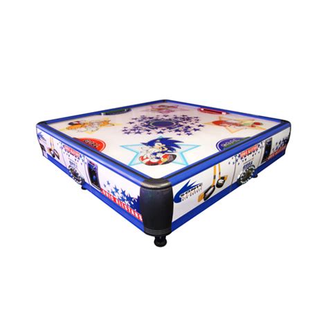 Get ready for a little family competition. Sonic Sports Quad Air Hockey Table - Betson Enterprises