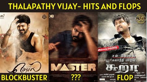 Vijay Hits And Flops Thalapathy Vijay All Movies List Cine List