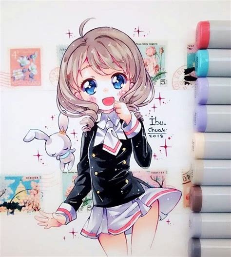 Pin By Dại Cỏ On Drawings Anime Art Girl Cute Art Anime Chibi